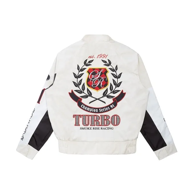 Windbreaker Racing Jacket - Latte