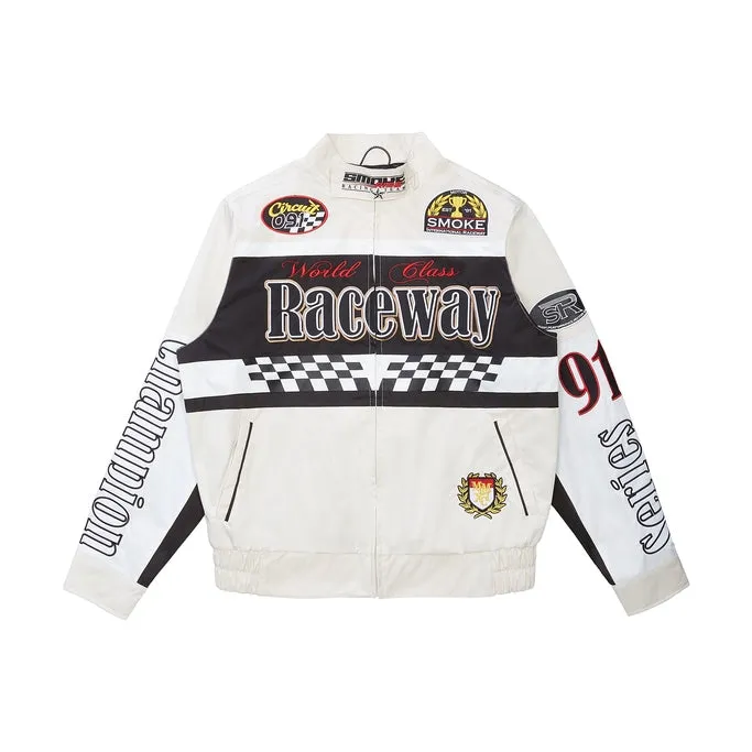 Windbreaker Racing Jacket - Latte