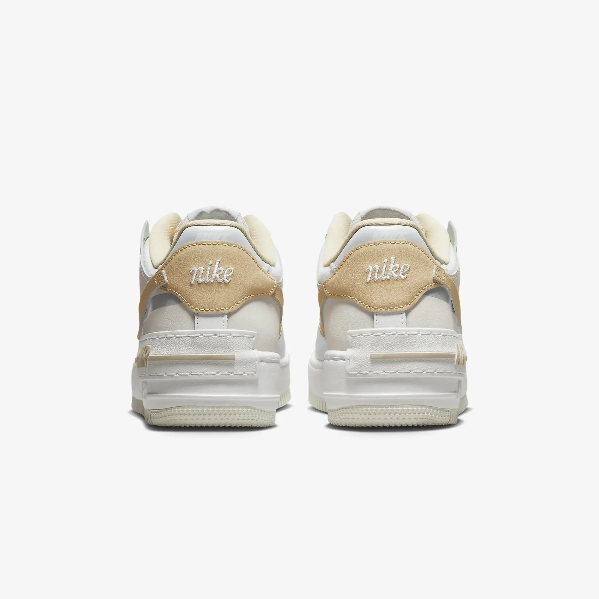 WMN'S AIR FORCE 1 SHADOW 'SUMMIT WHITE/SESAME-WOLF GREY'