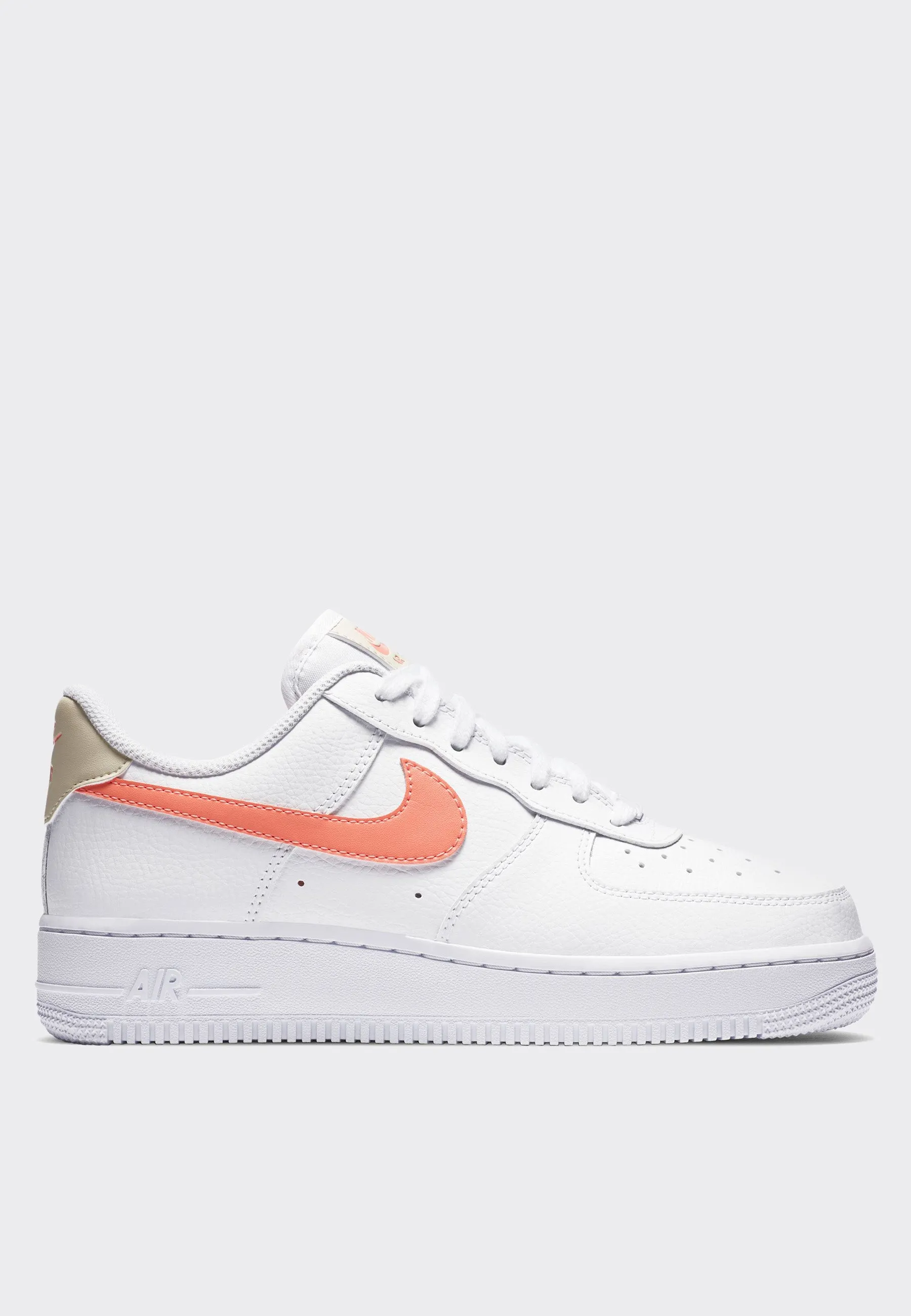 Womens Air Force 1 '07 - white/atomic pink/fossil white