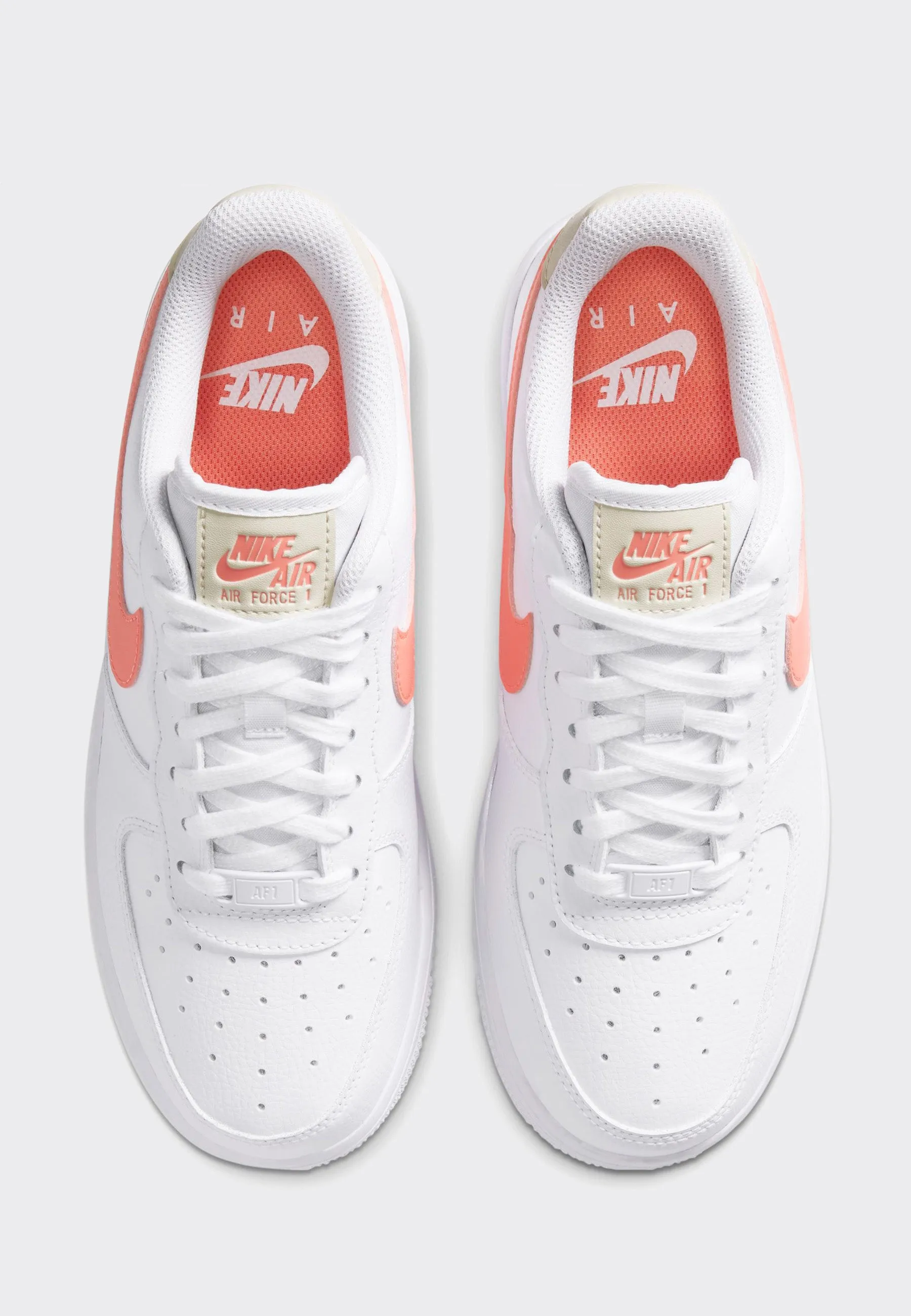 Womens Air Force 1 '07 - white/atomic pink/fossil white