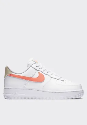 Womens Air Force 1 '07 - white/atomic pink/fossil white