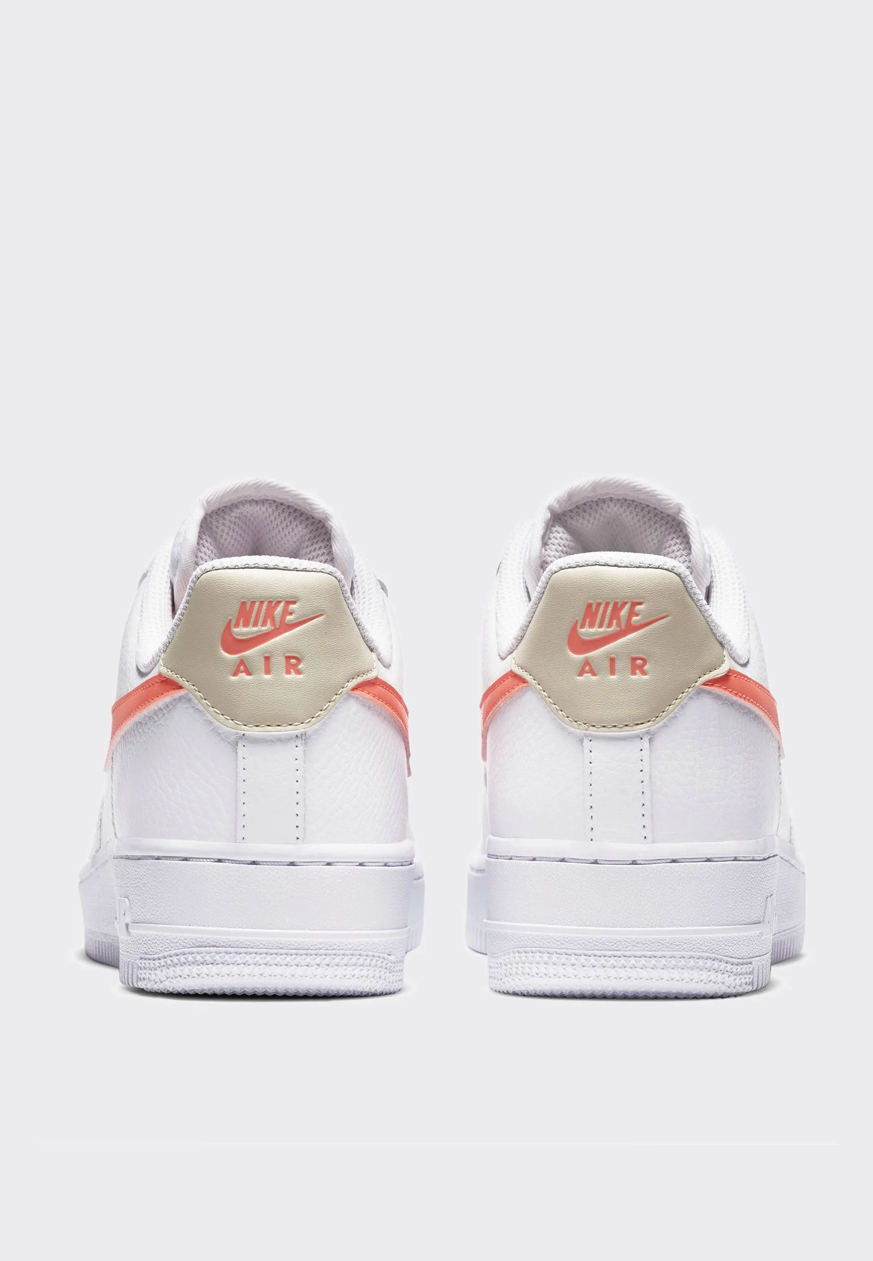 Womens Air Force 1 '07 - white/atomic pink/fossil white