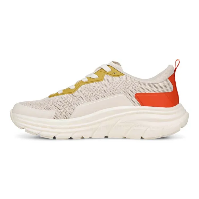 Womens Vionic Walk Max in Cream/Tangerine Tango